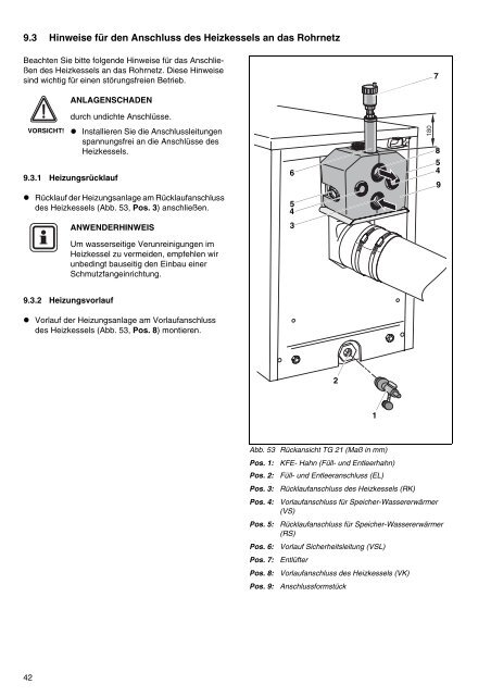 Montage- und Wartungsanweisung - Sieger Heizsysteme GmbH