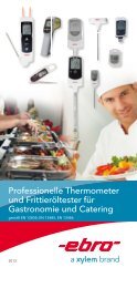 Professionelle Thermometer und Frittieröltester für ... - ebro