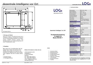 dezentrale Intelligenz vor Ort - Logic GmbH
