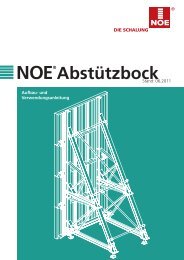 NOE Abstützbock - NOE-Schaltechnik