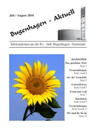 Bugenhagen aktuell 07 2010.pdf - Bugenhagen Kirchengemeinde ...