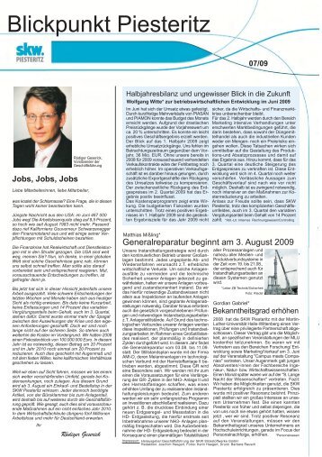 Ausgabe Juli 2009.pdf - SKW Stickstoffwerke Piesteritz GmbH