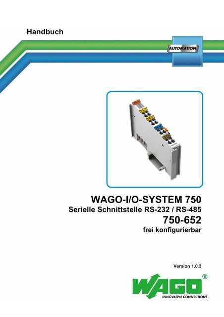 Handbuch 750-652 - Wago