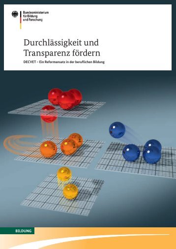 Durchlässigkeit und Transparenz fördern - DECVET