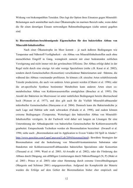 Ökotoxikologisches Fachgutachten - BIOVERSAL