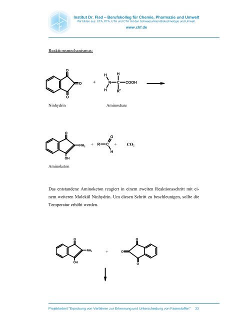 Erprobung von Verfahren zur Erkennung und ... - Institut Dr. Flad