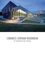 Eröffnungsbroschüre - Congress Centrum Heidenheim