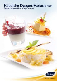Köstliche Dessert-Variationen - Debic.com
