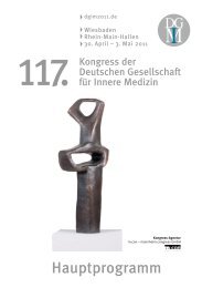 Hauptprogramm - Deutsche Gesellschaft für Innere Medizin (DGIM)