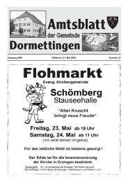 21 Dormettingen