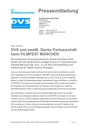 Pressemitteilung - DVS