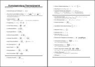 Formelsammlung Elektrochemie