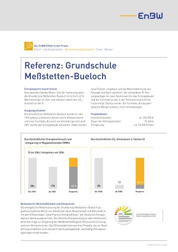 Referenz: Grundschule Meßstetten-Bueloch - EnBW