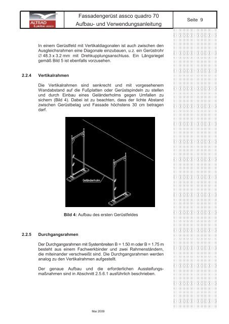 Fassadengerüst DVVFR TXDGUR