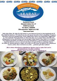 Ararat Flyer Page V website - SV Blau-Gelb Darmstadt eV