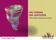 White Paper Krisenkommunikation - Ecker & Partner