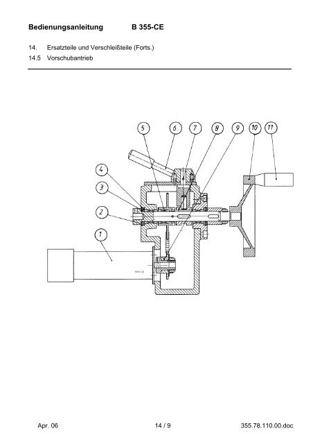 B 355-CE - Hunger Maschinen GmbH I Kaufering