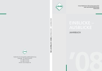 Jahrbuch 08 - ISB - Bayern