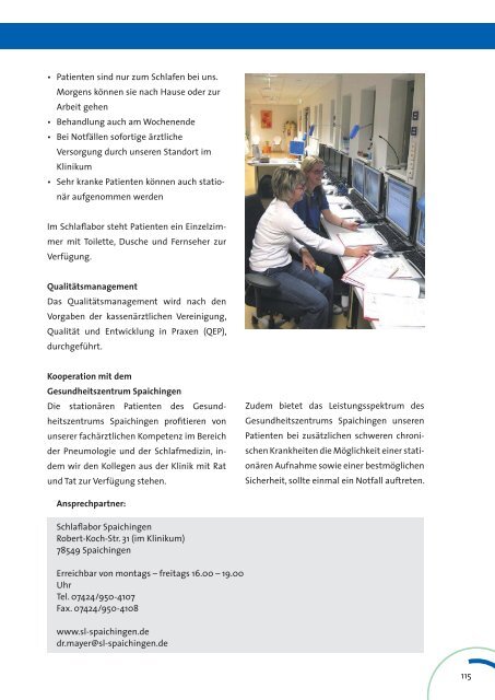 Geschäftsbericht 2010 zum Download - Klinikum Landkreis Tuttlingen