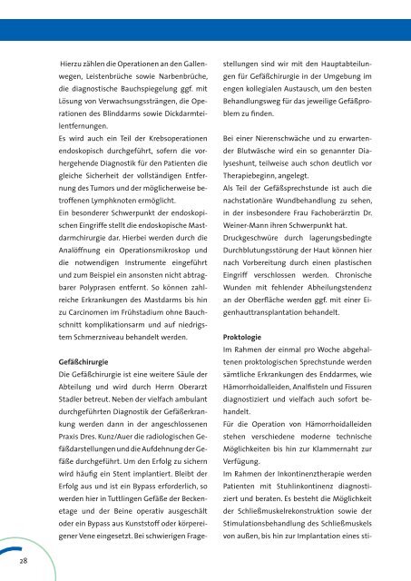 Geschäftsbericht 2010 zum Download - Klinikum Landkreis Tuttlingen