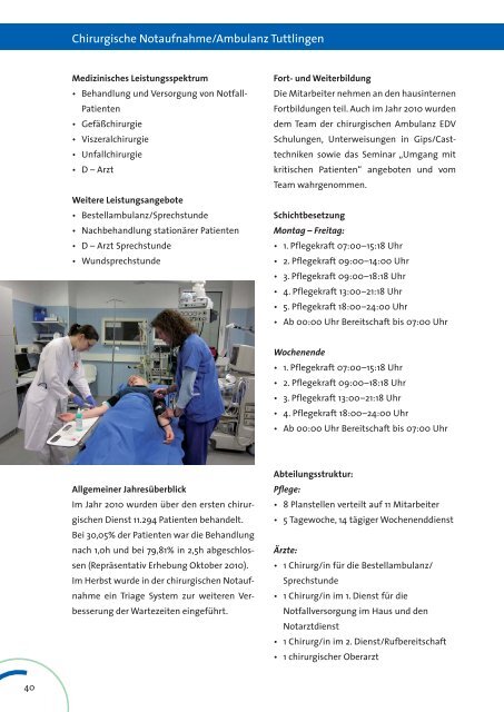 Geschäftsbericht 2010 zum Download - Klinikum Landkreis Tuttlingen