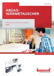 ABGAS- WÄRMETAUSCHER - BOMAT Heiztechnik GmbH
