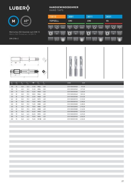 Preiskatalog 2013 - Lubero