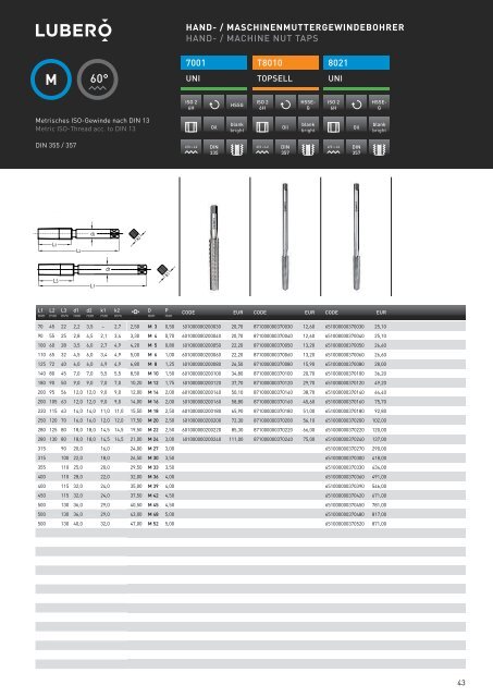 Preiskatalog 2013 - Lubero