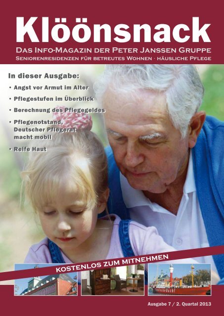Seniorenmagazins Klöönsnack - Pflegebutler