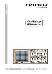 Oszilloskop HM404-2.02 - Hameg