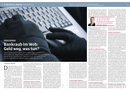 Bankraub im Web: Geld weg, was tun? - OneConsult