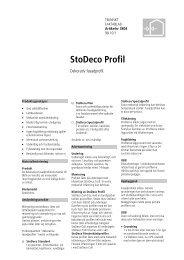 StoDeco Profil