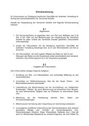 Dienstanweisung Ortsvorsteher - Gemeinde Swisttal