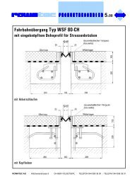 Fahrbahnübergänge kleinere Dehnfugen (PDF, 1.2 MB) - Rowatec AG