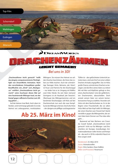 Ausgabe 12 03/10 - Traumpalast