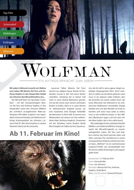 Ausgabe 11 02/10 - Heinz Lochmann Filmtheaterbetriebe GmbH