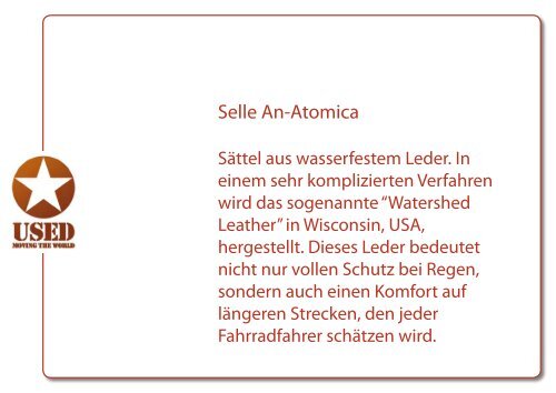 Selle An-Atomica Katalog - USED-HQ.COM