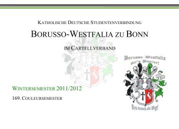 WS 2011/2012 - Borusso-Westfalia zu Bonn