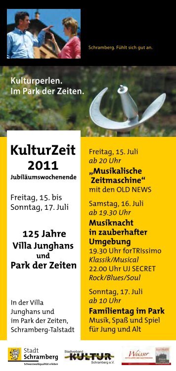 KulturZeit 2011 - ATTENTION Werbung Schramberg
