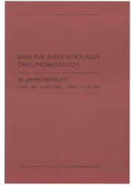58. Jahresbericht der BIZ - 1988 - Bank for International Settlements