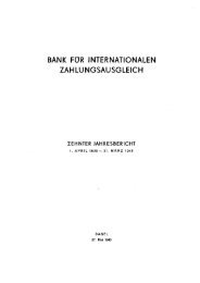 10. Jahresbericht der BIZ - 1940 - Bank for International Settlements
