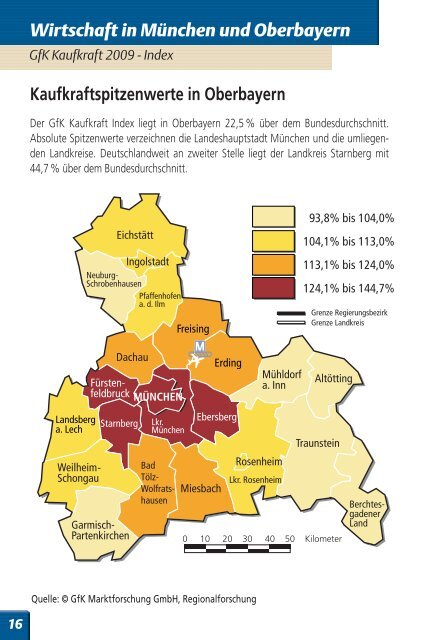 Wirtschaftsraum München – Oberbayern