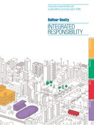 CORPORATE RESPONSIBILITY AND - Balfour Beatty Rail