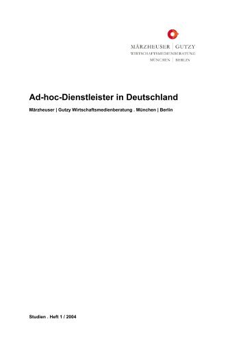 Ad-hoc-Dienstleister in Deutschland - DIRK