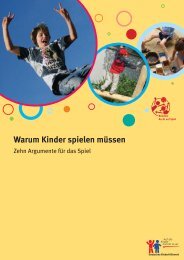 Warum Kinder spielen müssen - Deutsches Kinderhilfswerk