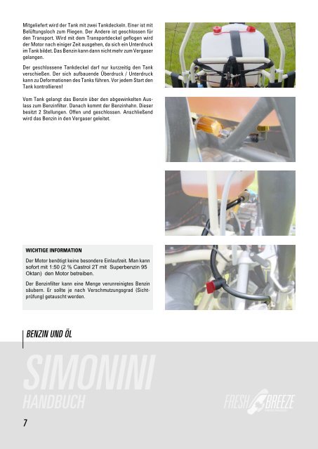 Das Handbuch für den Simonini kann hier als PDF ... - Fresh Breeze