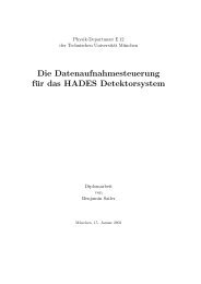 Die Datenaufnahmesteuerung für das HADES Detektorsystem - GSI