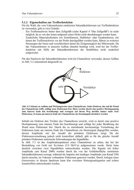 Entwicklung und Erprobung eines Aufbaus zur gezielten ... - GSI