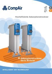 Adsorptionstrockner Modulares - CompAir Kompressoren