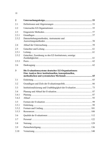 Evaluation in der deutschen Entwicklungszusammenarbeit - HWWI